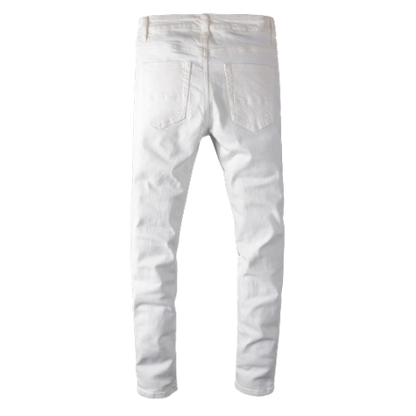 White Hustlers Jeans