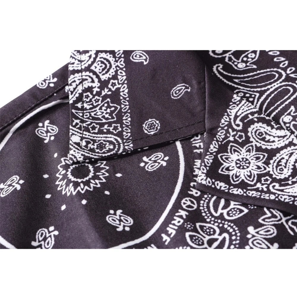 Black Bandana Shirt