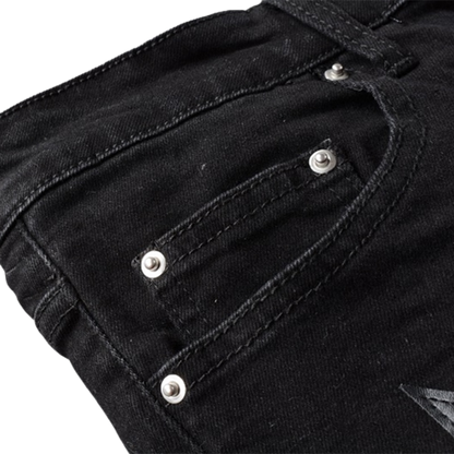 Stars Patch Jeans