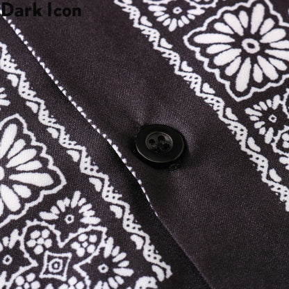 Black Bandana Shirt