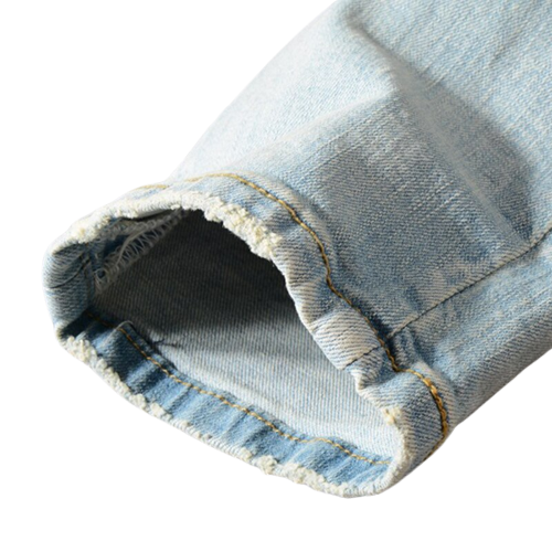 Light blue Holes Jeans