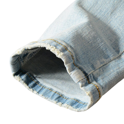 Light blue Holes Jeans