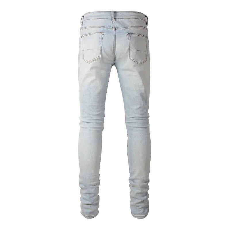 White Patch Jeans