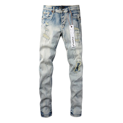 American High Blue Patch Fashion Jeans