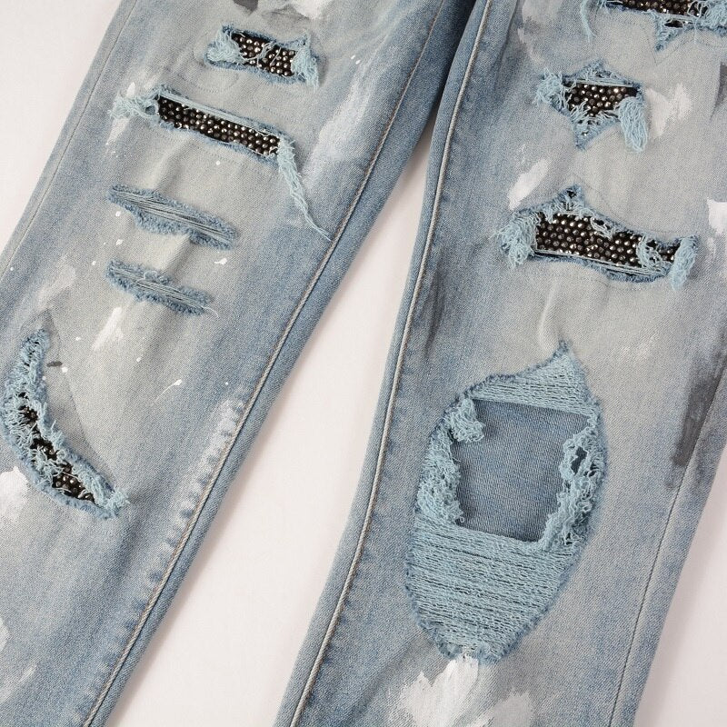 Holes Ripped Distressed Jeans