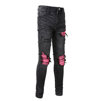 Pink Patch Jeans