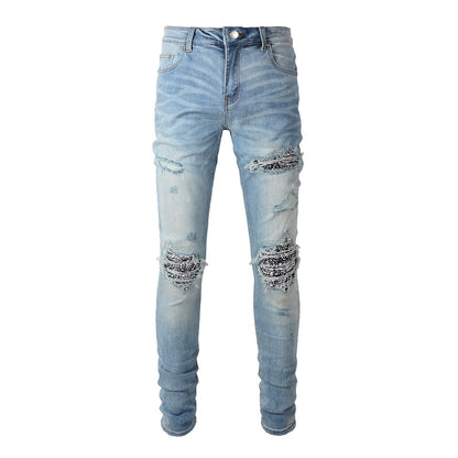 Bandanna Paisley Jeans