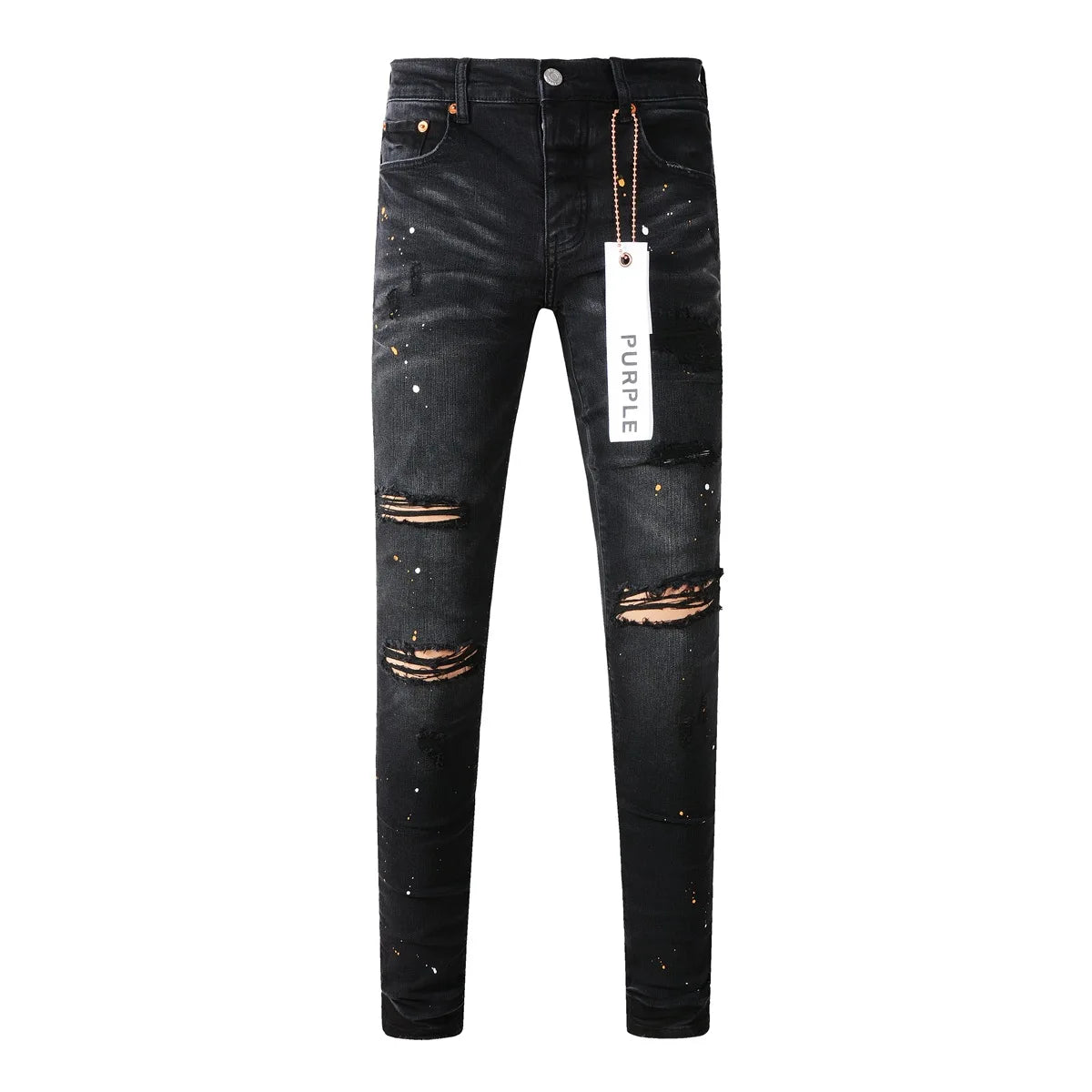 High Street Paint Hole Fashion Jeans