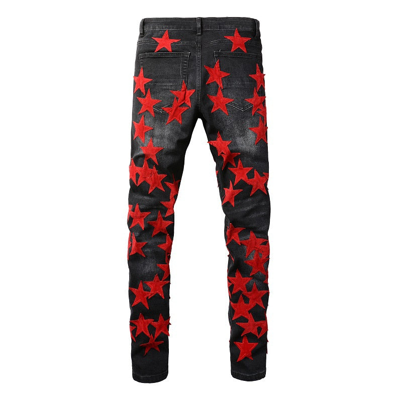 Red Stars Jeans