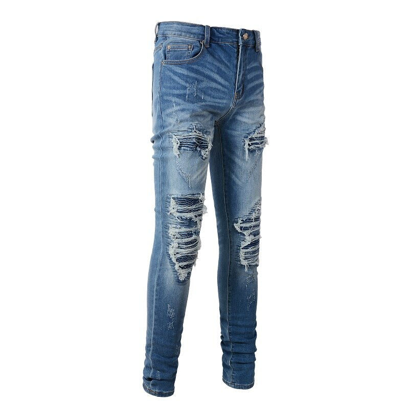 Pleated Jeans