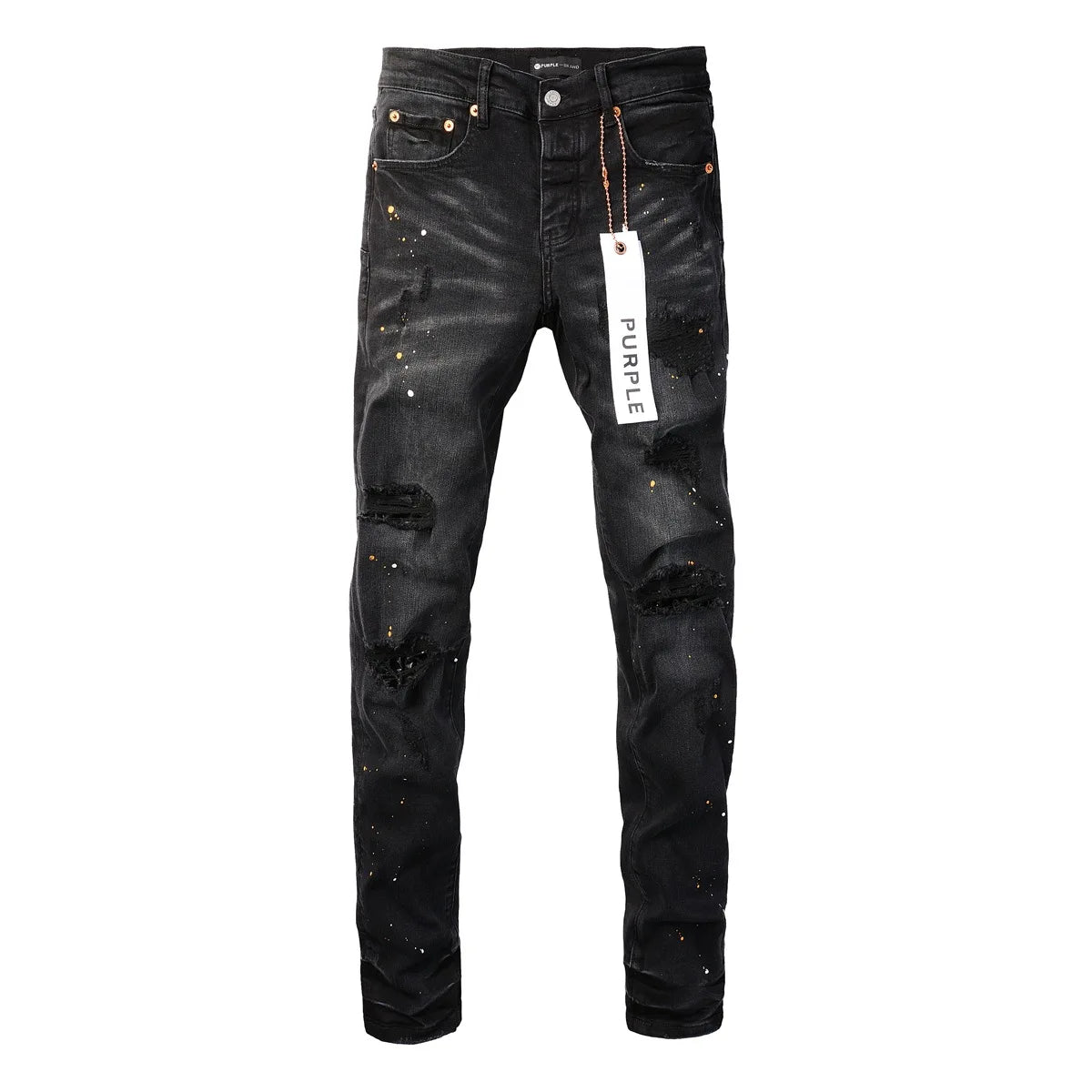 High Street Paint Hole Fashion Jeans