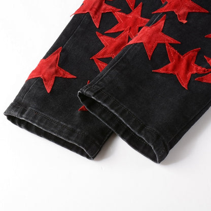 Red Stars Jeans