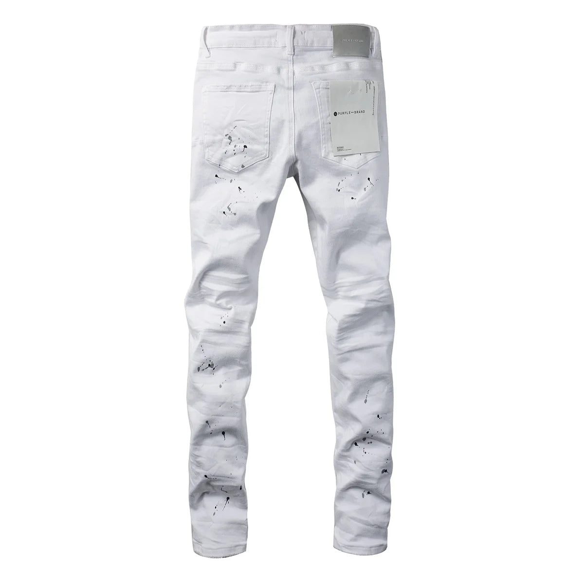 White Paint Old Fashion Jeans