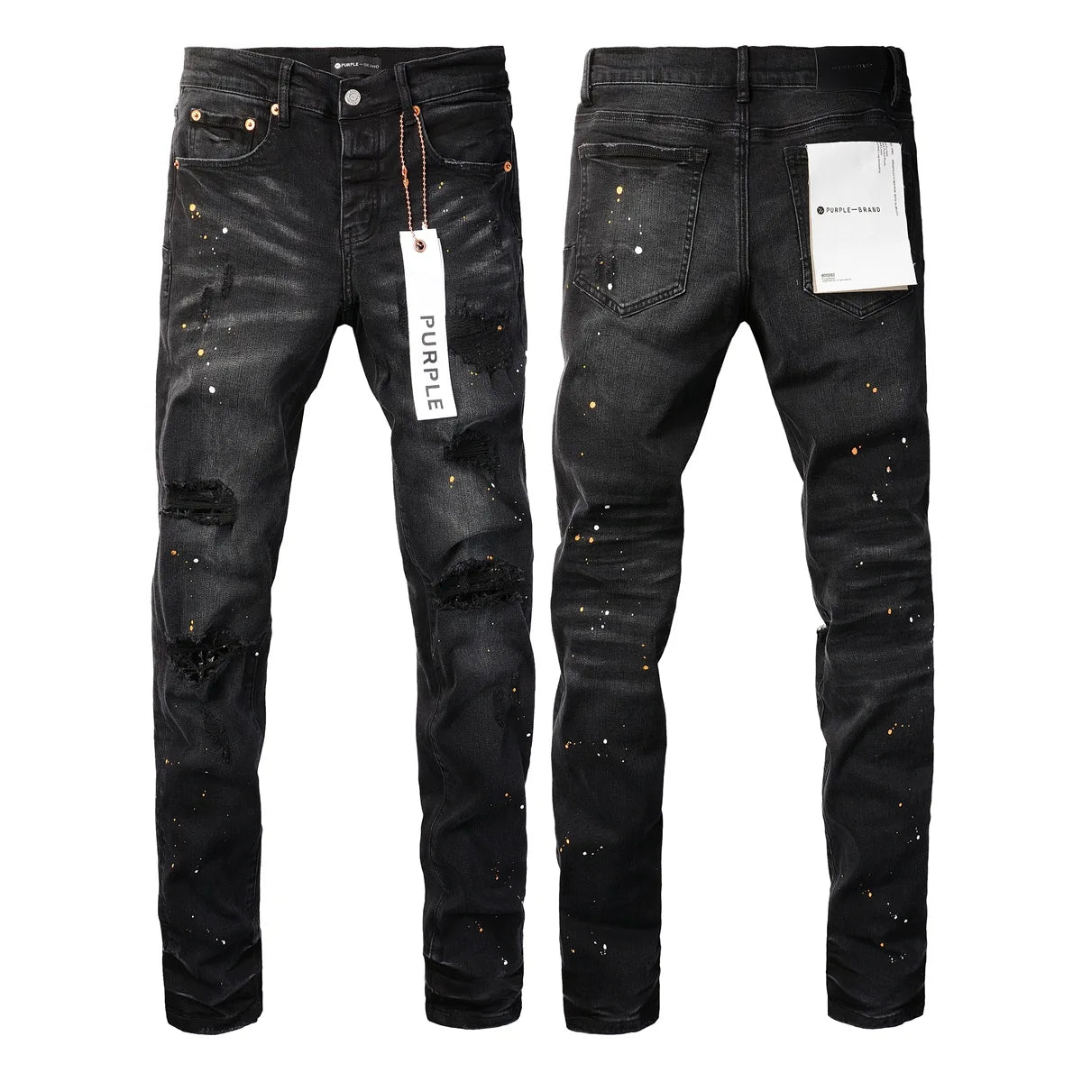 High Street Paint Hole Fashion Jeans – hustlersjeans